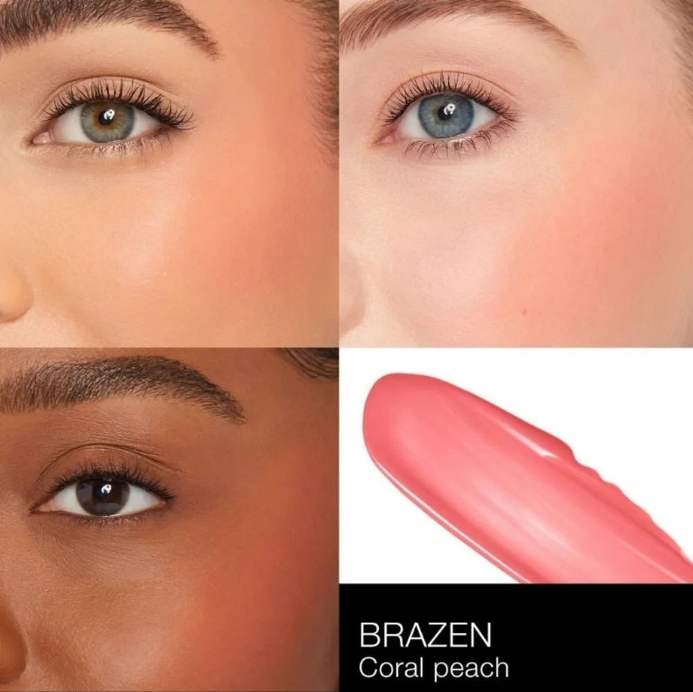 NARS Afterglow Liquid Blush: Brazen, .23oz, NIB